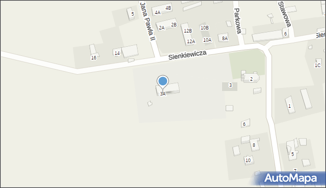 Dobiercice, Sienkiewicza Henryka, 3A, mapa Dobiercice