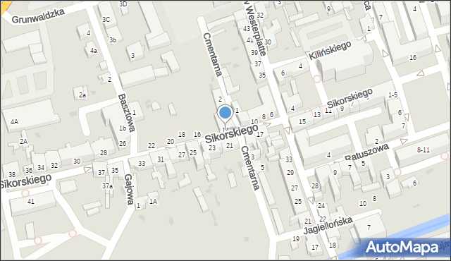 Drawsko Pomorskie, Sikorskiego Władysława, gen., 14, mapa Drawsko Pomorskie