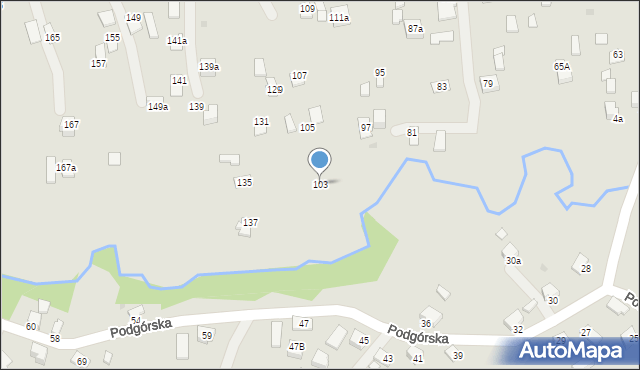 Dynów, Sikorskiego Władysława, gen., 103, mapa Dynów