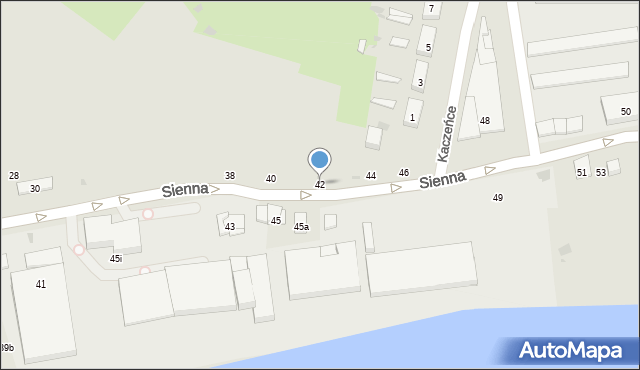 Gdańsk, Sienna, 42, mapa Gdańska