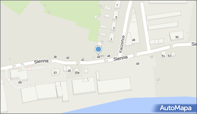 Gdańsk, Sienna, 44, mapa Gdańska