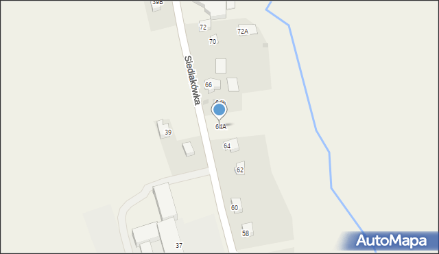 Gilowice, Siedlakówka, 64A, mapa Gilowice