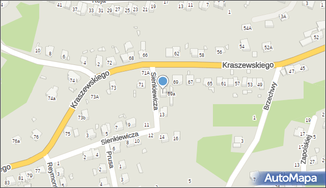 Głuchołazy, Sienkiewicza Henryka, 15, mapa Głuchołazy