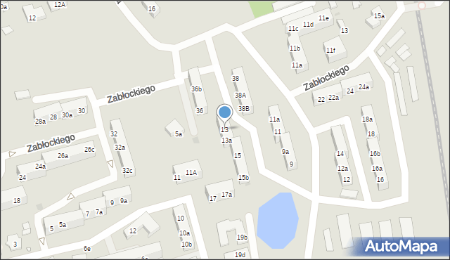 Gniezno, Sikorskiego Władysława, gen., 13, mapa Gniezna