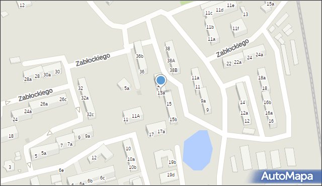 Gniezno, Sikorskiego Władysława, gen., 13a, mapa Gniezna