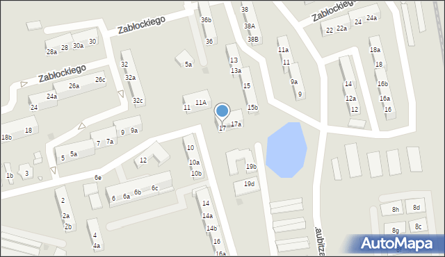 Gniezno, Sikorskiego Władysława, gen., 17, mapa Gniezna