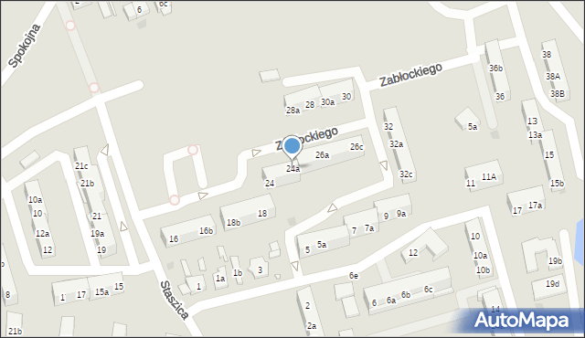 Gniezno, Sikorskiego Władysława, gen., 24a, mapa Gniezna