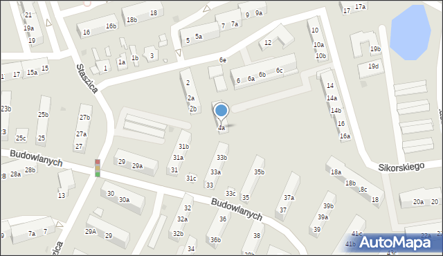 Gniezno, Sikorskiego Władysława, gen., 4a, mapa Gniezna
