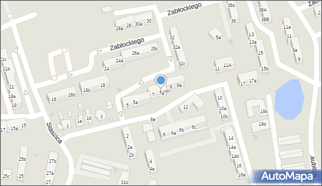 Gniezno, Sikorskiego Władysława, gen., 7a, mapa Gniezna