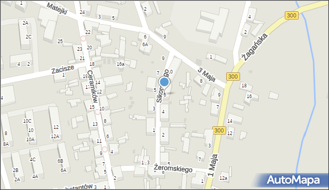 Gozdnica, Sikorskiego Władysława, gen., 6, mapa Gozdnica