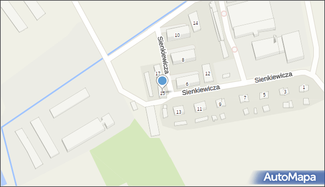 Guzów, Sienkiewicza Henryka, 15, mapa Guzów