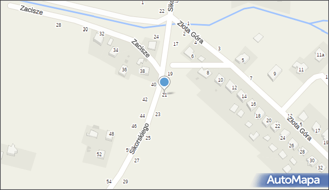 Ilkowice, Sikorskiego Władysława, gen., 21, mapa Ilkowice