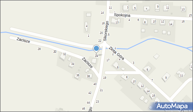 Ilkowice, Sikorskiego Władysława, gen., 24, mapa Ilkowice