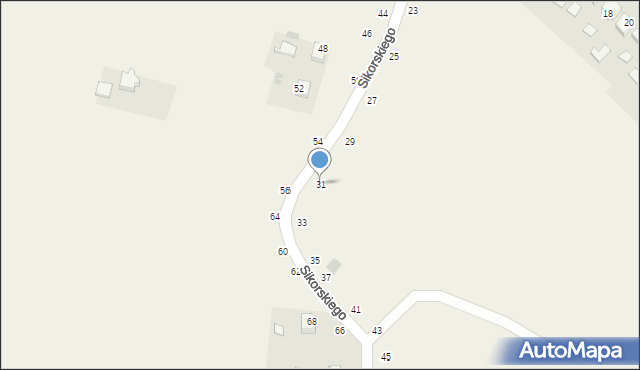 Ilkowice, Sikorskiego Władysława, gen., 31, mapa Ilkowice