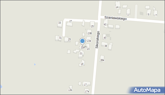 Imielin, Sikorskiego Władysława, gen., 21a, mapa Imielin