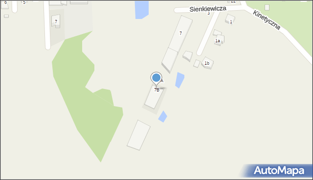 Jaworowa, Sienkiewicza Henryka, 7B, mapa Jaworowa