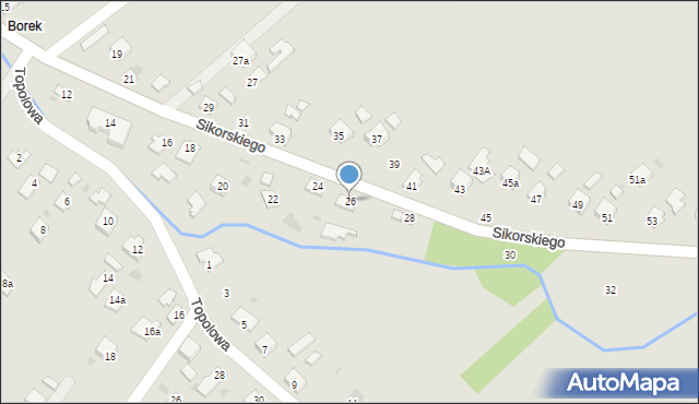 Jedlicze, Sikorskiego Władysława, gen., 26, mapa Jedlicze