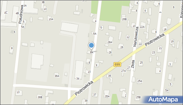 Jedlnia-Letnisko, Sienkiewicza Henryka, 8A, mapa Jedlnia-Letnisko