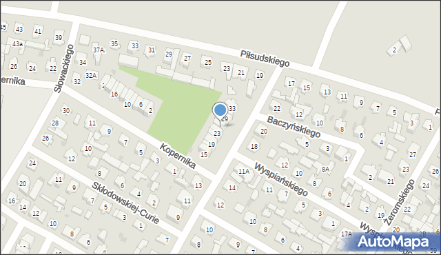 Karczew, Sienkiewicza Henryka, 25, mapa Karczew