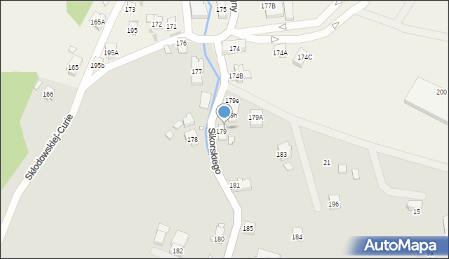 Karpacz, Sikorskiego Władysława, gen., 179b, mapa Karpacz