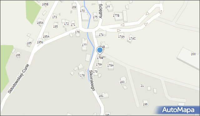 Karpacz, Sikorskiego Władysława, gen., 179e, mapa Karpacz