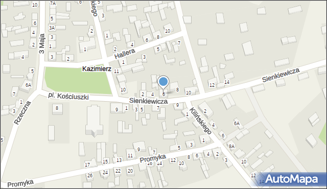 Kazimierz, Sienkiewicza Henryka, 6, mapa Kazimierz