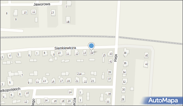 Kaźmierz, Sienkiewicza Henryka, 14, mapa Kaźmierz
