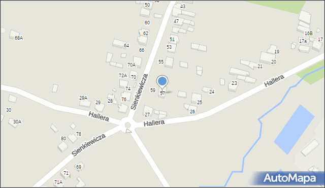 Kłobuck, Sienkiewicza Henryka, 57, mapa Kłobuck