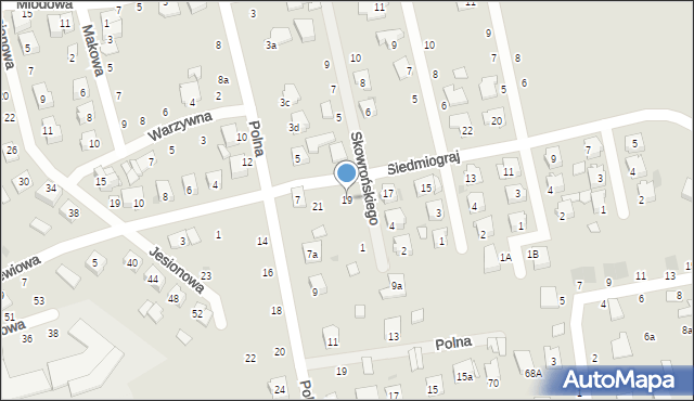 Kolbuszowa, Siedmiograj Marii, 19, mapa Kolbuszowa