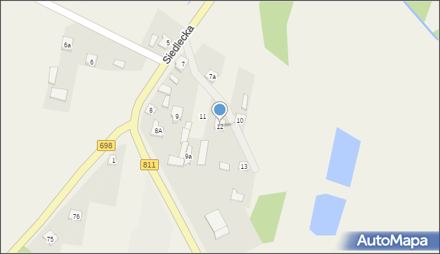 Konstantynów, Siedlecka, 12, mapa Konstantynów