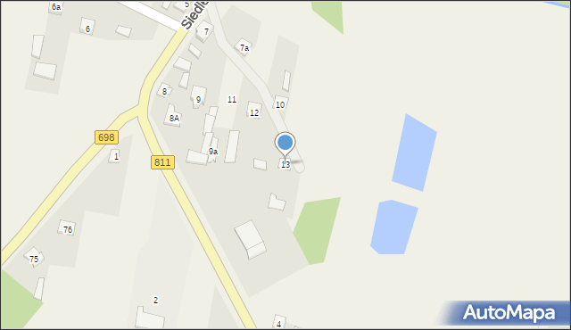 Konstantynów, Siedlecka, 13, mapa Konstantynów