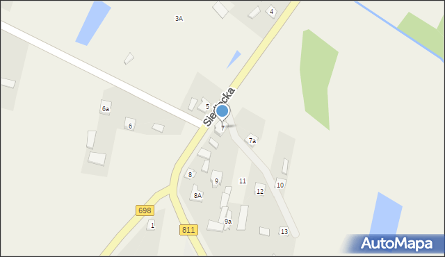 Konstantynów, Siedlecka, 7, mapa Konstantynów