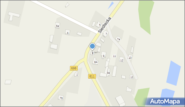 Konstantynów, Siedlecka, 8, mapa Konstantynów