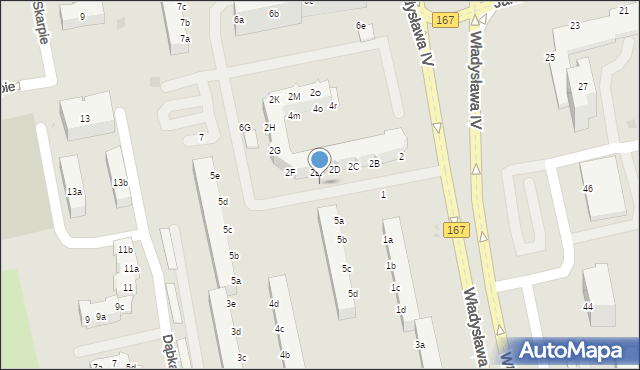 Koszalin, Sikorskiego Władysława, gen., 3e, mapa Koszalina