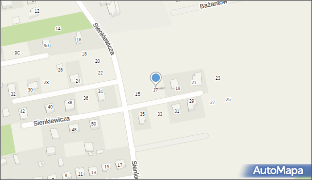 Kroczyce, Sienkiewicza Henryka, 17, mapa Kroczyce