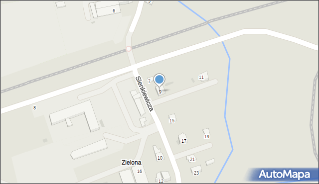 Krzeszowice, Sienkiewicza Henryka, 9, mapa Krzeszowice