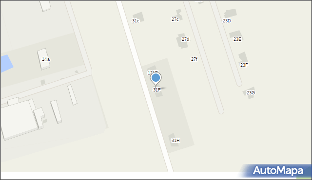 Kulice, Sieciechowo, 31F, mapa Kulice
