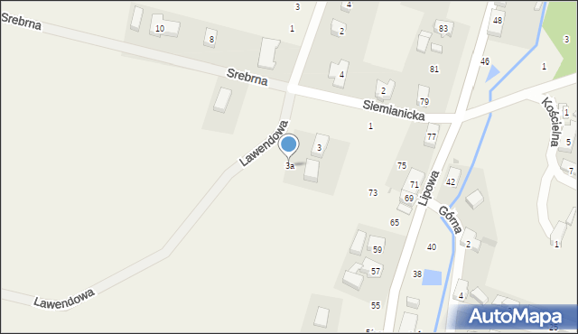 Kuraszków, Siemianicka, 3a, mapa Kuraszków