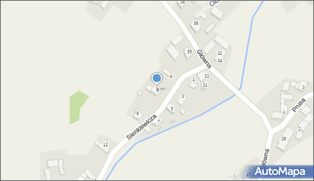 Landzmierz, Sienkiewicza Henryka, 6, mapa Landzmierz