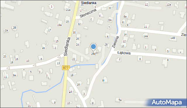 Leżajsk, Siedlanka, 26b, mapa Leżajsk