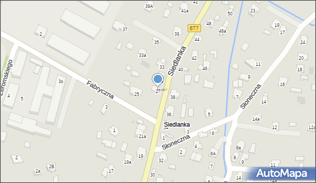 Leżajsk, Siedlanka, 27, mapa Leżajsk