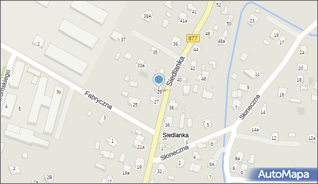 Leżajsk, Siedlanka, 29, mapa Leżajsk
