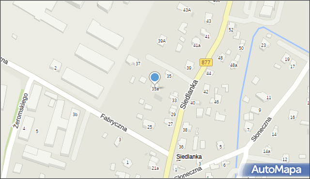 Leżajsk, Siedlanka, 33a, mapa Leżajsk