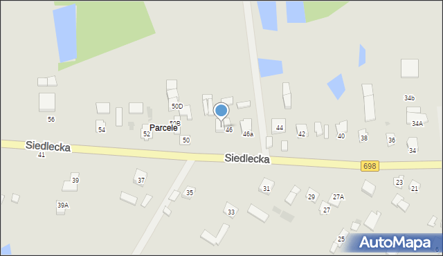 Łosice, Siedlecka, 48, mapa Łosice