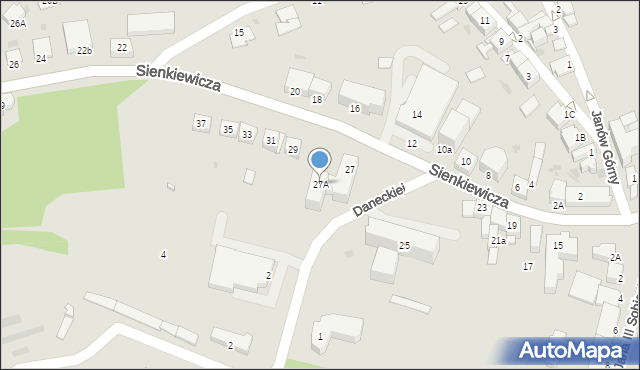 Miechów, Sienkiewicza Henryka, 27A, mapa Miechów