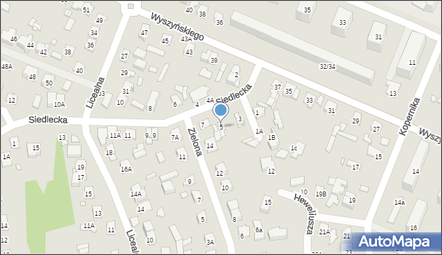 Mińsk Mazowiecki, Siedlecka, 5, mapa Mińsk Mazowiecki