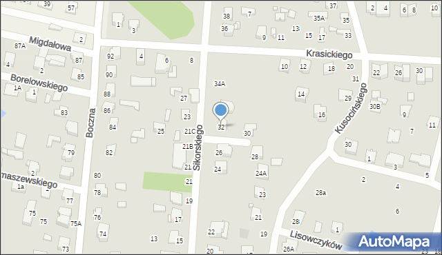 Mińsk Mazowiecki, Sikorskiego Władysława, gen., 32, mapa Mińsk Mazowiecki