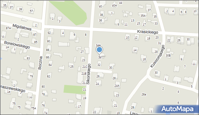 Mińsk Mazowiecki, Sikorskiego Władysława, gen., 34, mapa Mińsk Mazowiecki