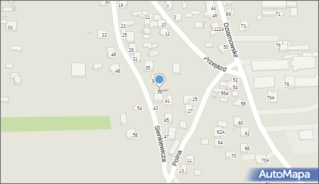 Mogielnica, Sienkiewicza Henryka, 39, mapa Mogielnica