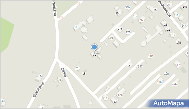 Mysłowice, Sienkiewicza Henryka, 31, mapa Mysłowice